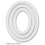 My Favorite Things Die-Namics Single Stitch Line Oval Frames (MFT-949)