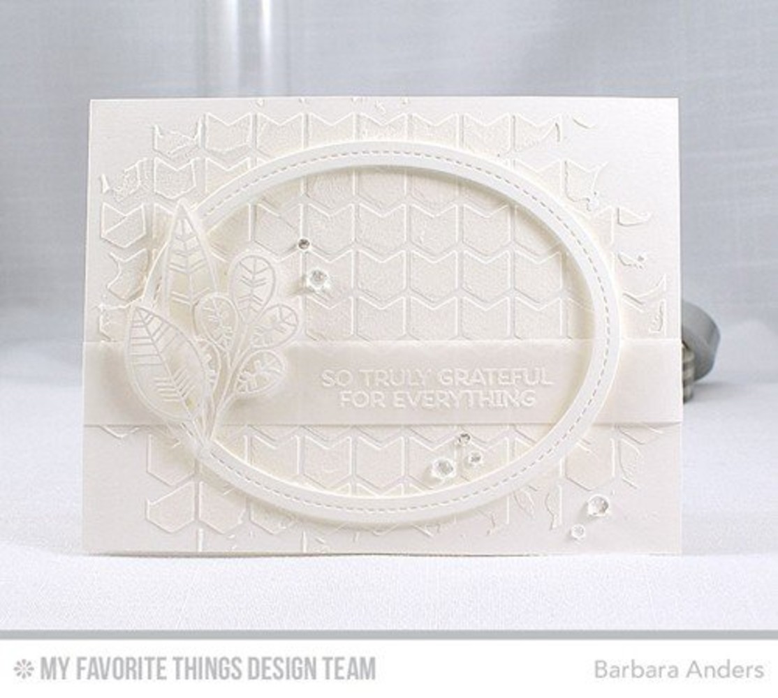 My Favorite Things Die-Namics Single Stitch Line Oval Frames (MFT-949)