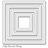 My Favorite Things Die-Namics Single Stitch Line Square Frames (MFT-951)