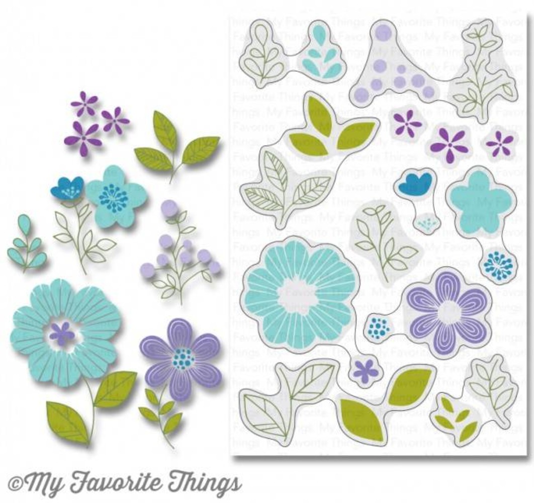 My Favorite Things Bold Blooms Clear Stamps (CS-142) My Favorite Things Bold Blooms Clear Stamps (CS-142)