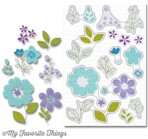 My Favorite Things Bold Blooms Clear Stamps (CS-142) My Favorite Things Bold Blooms Clear Stamps (CS-142)
