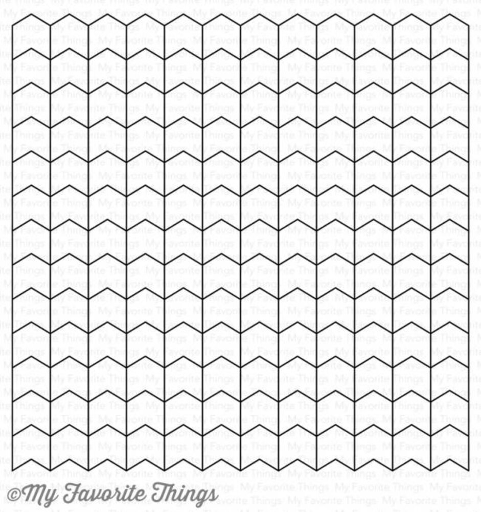 My Favorite Things Chevron Grid Background Stamp (BG-82) My Favorite Things Chevron Grid Background Stamp (BG-82)