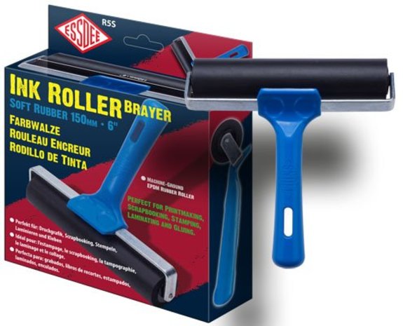 Essdee Soft Rubber Ink Roller 150mm (R5S) Essdee Soft Rubber Ink Roller 150mm (R5S)