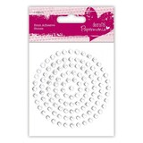 Papermania 5mm Adhesive Stones (117pcs) - Silver (PMA 351601)