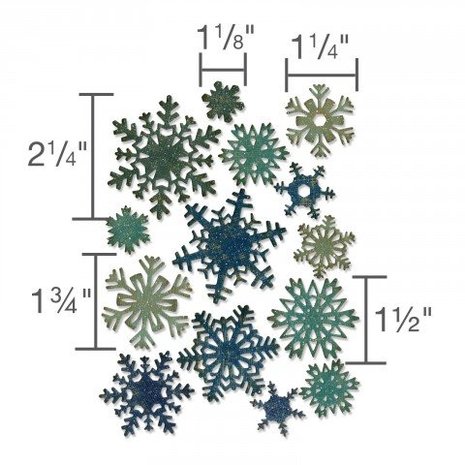 Sizzix Thinlits Alterations Paper Snowflakes Mini (661599) Sizzix Thinlits Alterations Paper Snowflakes Mini (661599)