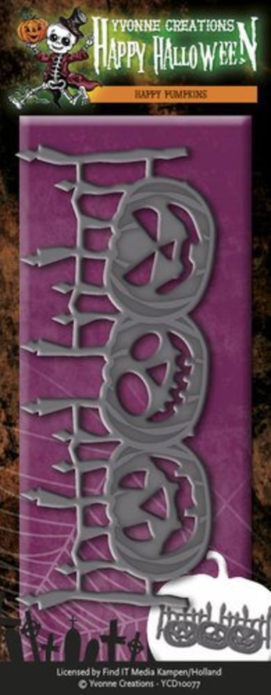 Yvonne Creations Happy Halloween Happy Pumpkins (YCD10077)