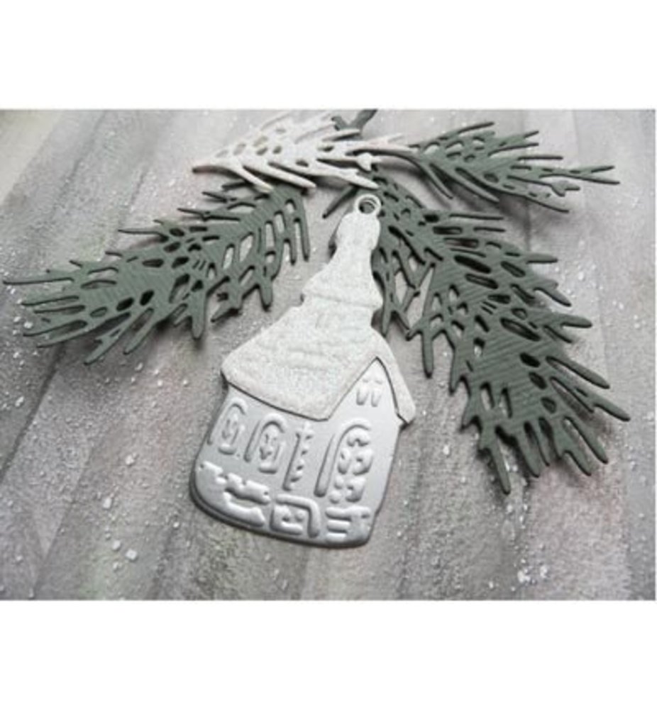 Marianne Design Craftable Tiny's Ornaments Church & Owl (CR1381)