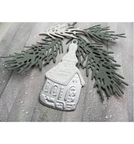 Marianne Design Craftable Tiny's Ornaments Church & Owl (CR1381)