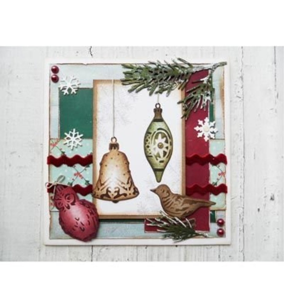 Marianne Design Craftable Tiny's Ornaments Church & Owl (CR1381)