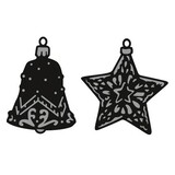Marianne Design Craftable Tiny's Ornaments Star & Bell (CR1382)