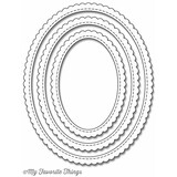 My Favorite Things Die-Namics Stitch Oval Scallop Edge Frame (MFT-923)