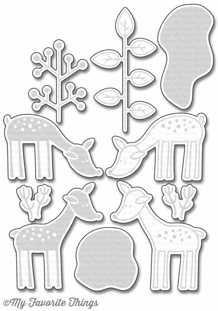 My Favorite Things Die-Namics Deer Friends (MFT-993) My Favorite Things Die-Namics Deer Friends (MFT-993)