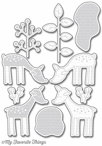 My Favorite Things Die-Namics Deer Friends (MFT-993) My Favorite Things Die-Namics Deer Friends (MFT-993)