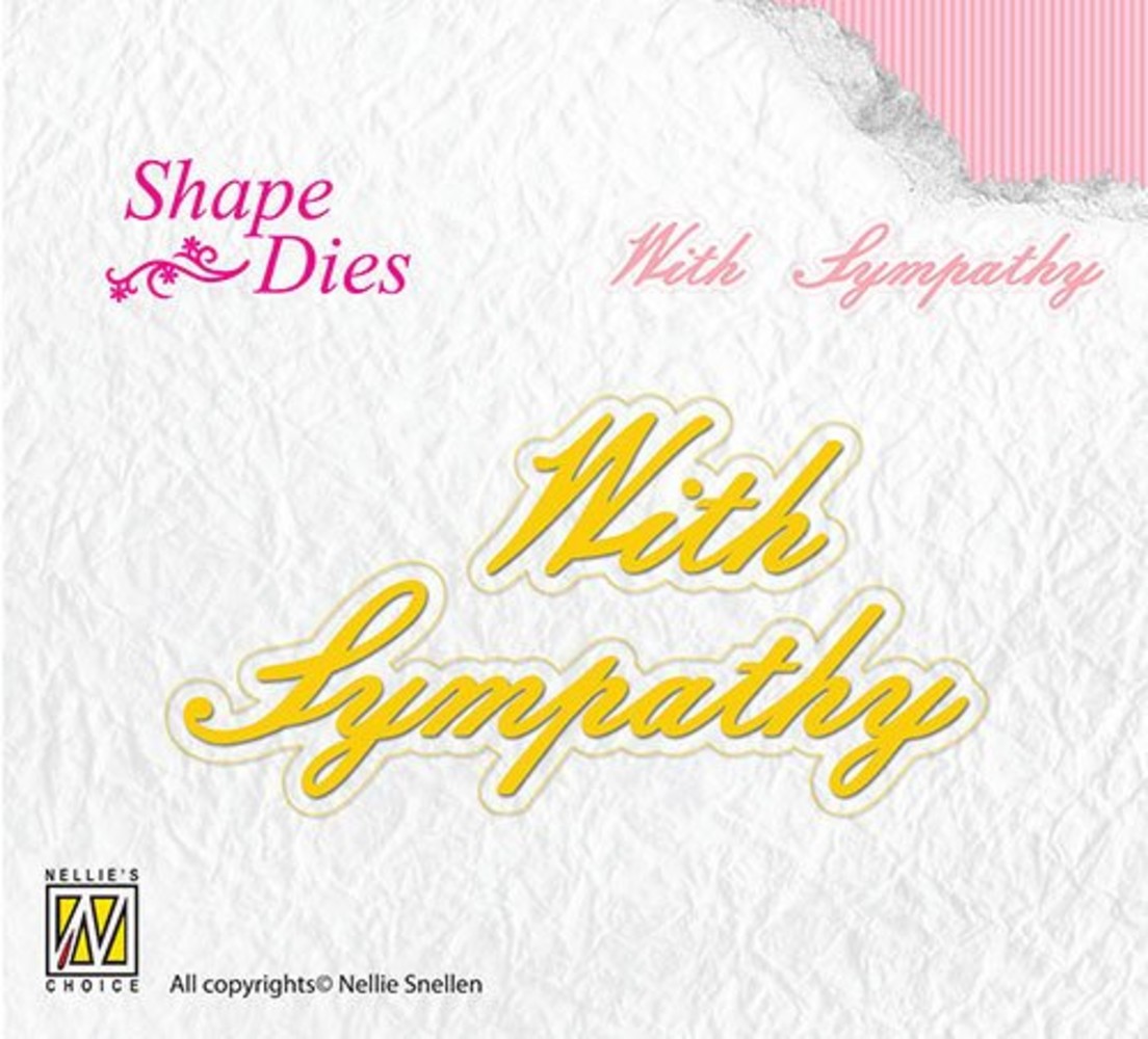 Nellie Snellen Shape Die With Sympathy (SD097) Nellie Snellen Shape Die With Sympathy (SD097)