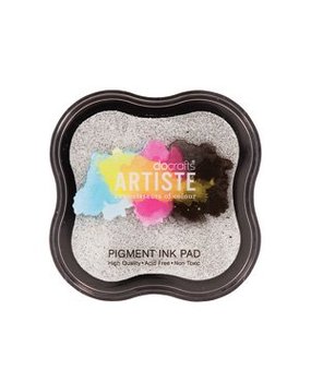 Artiste Metallic Pigment Ink Pad - Metallic Silver (DOA 550111) Artiste Metallic Pigment Ink Pad - Metallic Silver (DOA 550111)