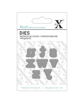 Xcut Mini Dies (8pcs) - Serif Alpha 3 (XCU 503647) Xcut Mini Dies (8pcs) - Serif Alpha 3 (XCU 503647)