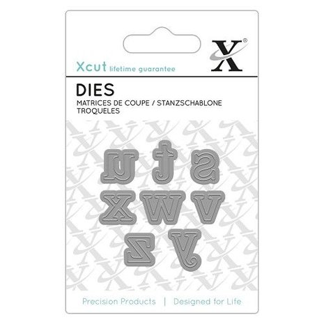 Xcut Mini Dies (8pcs) - Serif Alpha 3 (XCU 503647) Xcut Mini Dies (8pcs) - Serif Alpha 3 (XCU 503647)