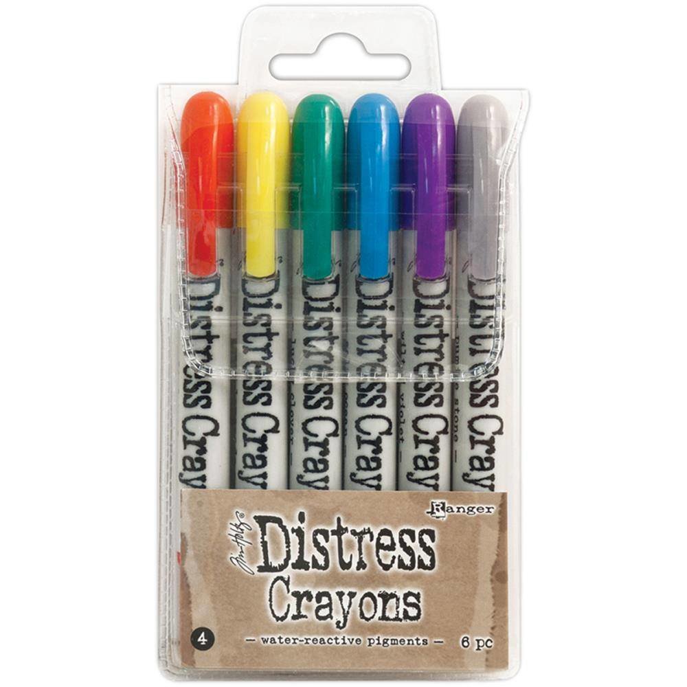 Ranger Tim Holtz Distress Crayon Set 4 (TDBK51749) Ranger Tim Holtz Distress Crayon Set 4 (TDBK51749)