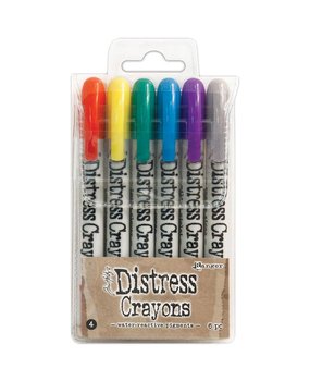 Ranger Tim Holtz Distress Crayon Set 4 (TDBK51749) Ranger Tim Holtz Distress Crayon Set 4 (TDBK51749)