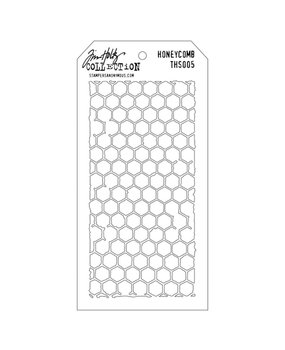 Stampers Anonymous Tim Holtz Honeycomb Layering Stencil (THS005) Stampers Anonymous Tim Holtz Honeycomb Layering Stencil (THS005)