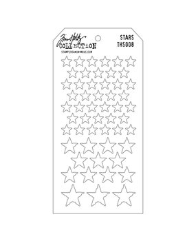 Stampers Anonymous Tim Holtz Stars Layering Stencil (THS008) Stampers Anonymous Tim Holtz Stars Layering Stencil (THS008)