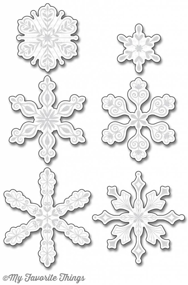 My Favorite Things Die-Namics Simply Snowflakes (MFT-984) My Favorite Things Die-Namics Simply Snowflakes (MFT-984)