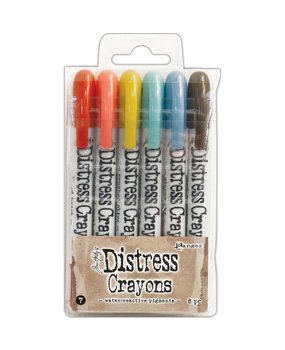 Ranger Tim Holtz Distress Crayon Set 7 (TDBK51770)