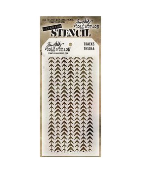Stampers Anonymous Tim Holtz Tracks Layering Stencil (THS044) Stampers Anonymous Tim Holtz Tracks Layering Stencil (THS044)