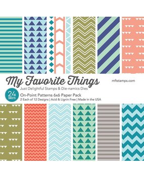 My Favorite Things On-Point Patterns 6x6 Inch Paper Pack (EP-37) My Favorite Things On-Point Patterns 6x6 Inch Paper Pack (EP-37)