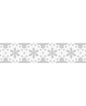 Heyda Paper Lace Border Bloem Wit (204880088) Heyda Paper Lace Border Bloem Wit (204880088)