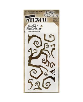 Stampers Anonymous Tim Holtz Twisted Layering Stencil (THS065) Stampers Anonymous Tim Holtz Twisted Layering Stencil (THS065)