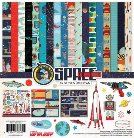 Carta Bella Space Academy Collection Kit 12x12 Inch Collection Kit (CBSA61016) Carta Bella Space Academy Collection Kit 12x12 Inch Collection Kit (CBSA61016)