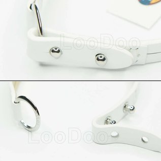 Fossil Fossil Armband, Damen, Farbe weiss, für Fossil Charm Anhänger, mit Edelstahl Carrier, Modellnummer JF00696040, Bettelarmband, Charmarmband, Grösse 17-19 cm