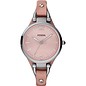 Fossil FOSSIL LEDER DAMENUHR DAMEN ROSA UHR LADIES WATCH GEORGIA ES3076