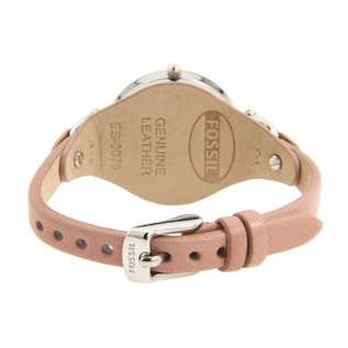 Fossil FOSSIL LEDER DAMENUHR DAMEN ROSA UHR LADIES WATCH GEORGIA ES3076