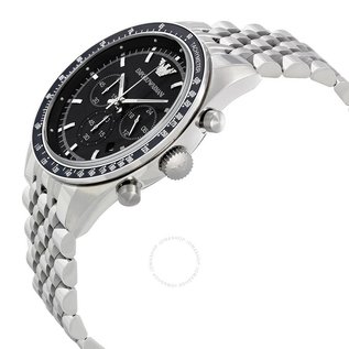 Armani Armani XL Edelstahl Herrenuhr Armbanduhr Chronograph AR5988 silberfarben NEU