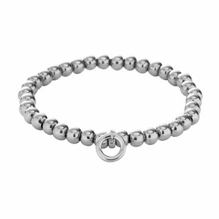 Fossil Fossil Charm-Anhänger Stretch-Armband mit Perlen, Damen, Edelstahl, zum Bettelarmband zu verwandeln mit Fossil Charm-Anhängern JF00023040