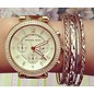 Michael Kors Michael Kors®-Damenuhr goldfarben MK5354 Parker Chronograph
