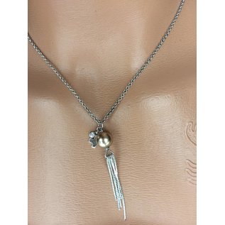 Esprit Halskette amen Kette Perlen-Anhänger OZEAN BREEZE ESNL90896