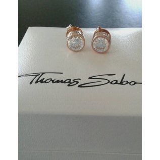 Thomas Sabo Damen Ohrringe Ohrstecker vergoldet Zirkonia GLAM & SOUL H1670