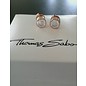 Thomas Sabo Damen Ohrringe Ohrstecker vergoldet Zirkonia GLAM & SOUL H1670