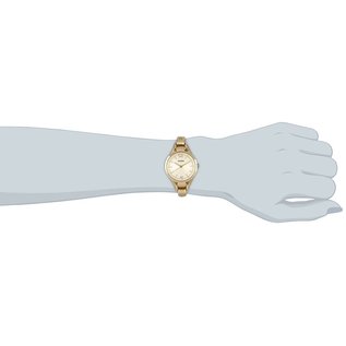 Fossil Fossil Damen Leder Armbanduhr GEORGIA Goldfarben ES3414 Neu