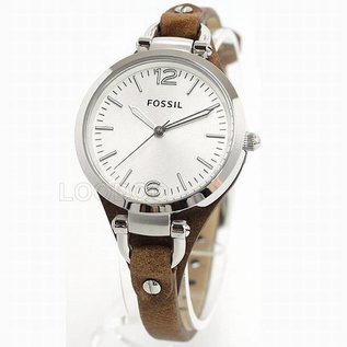 Fossil BRAUN LEDER DAMENUHR ARMBANDUHR GEORGIA ES3060