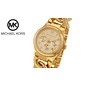 Michael Kors MICHAEL KORS Edelstahl Damenuhr Chronograph goldfarben MK3131