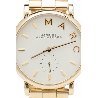 Marc Jacobs MARC by Marc Jacobs Damenuhr MBM3243 Slim Baker Edelstahl goldfarben