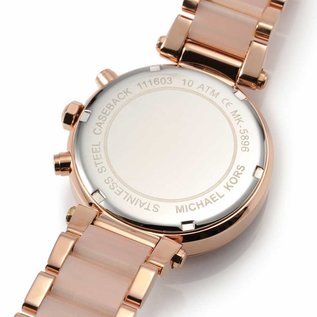 Michael Kors Michael Kors Damenuhr Edelstahl Roségoldfarben MK5896 Parker