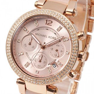 Michael Kors Michael Kors Damenuhr Edelstahl Roségoldfarben MK5896 Parker