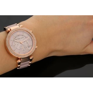 Michael Kors Michael Kors Damenuhr Edelstahl Roségoldfarben MK5896 Parker