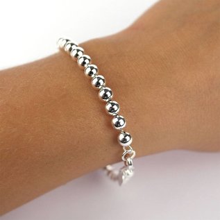 Fossil Fossil Charm-Anhänger Stretch-Armband mit Perlen, Damen, Edelstahl, zum Bettelarmband zu verwandeln mit Fossil Charm-Anhängern JF00023040