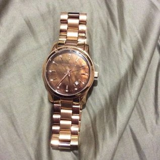 Michael Kors Michael Kors rosegoldfarbene Damenuhr Armbanduhr MK5445
